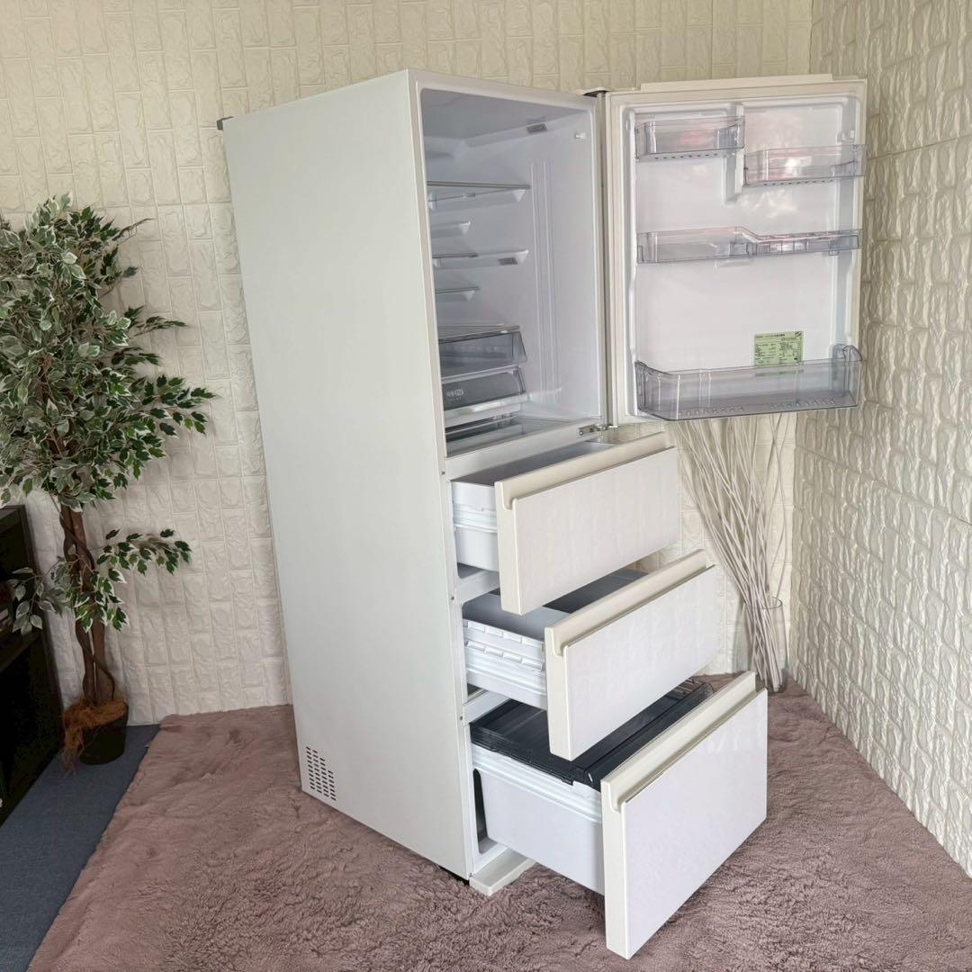 都内23区配送無料✨4ドア　冷蔵庫　アクア　AQR-VZ43M 2022年　美品