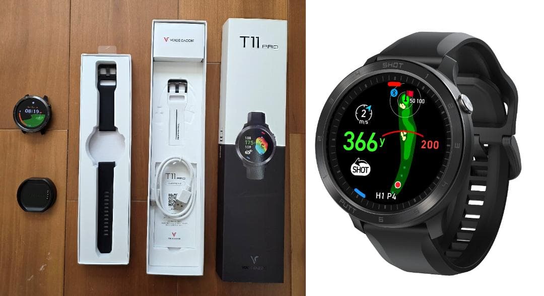 ELLEバンド未使用　付属品完備　ボイスキャディ T11PRO ゴルフ