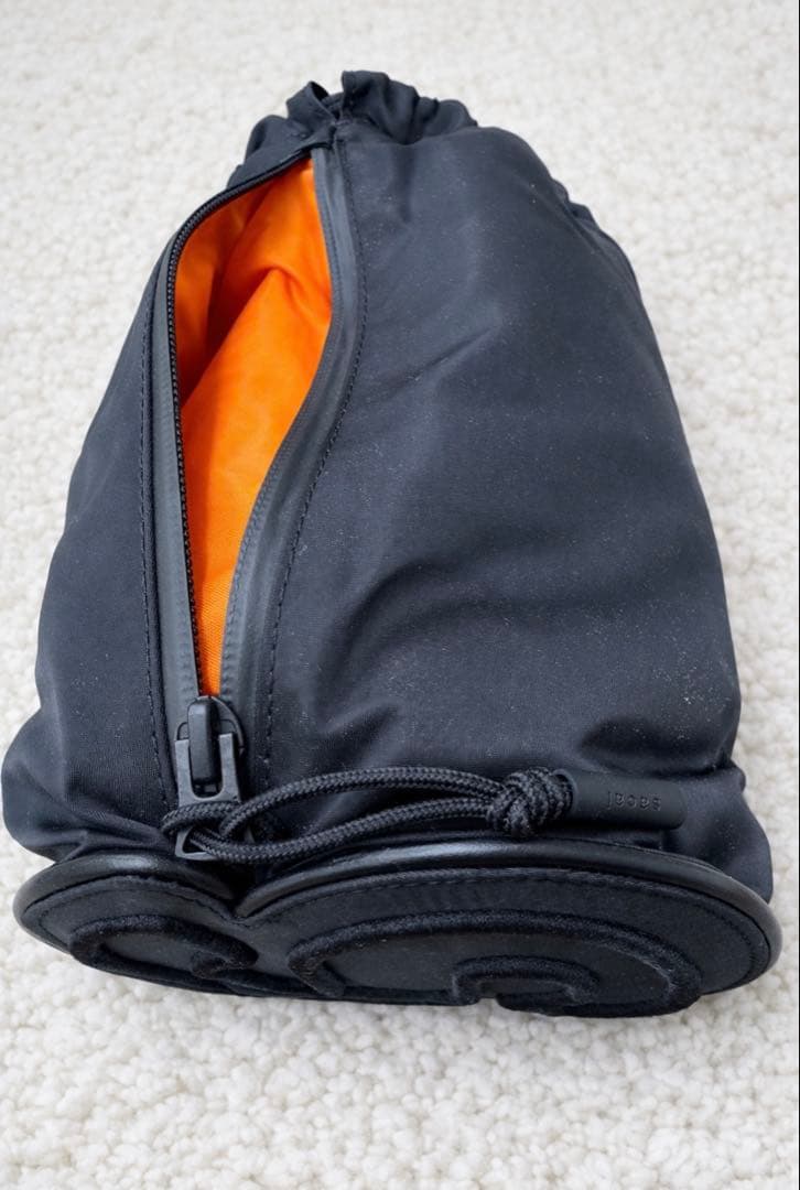 sacai ナイロン巾着ミニバッグ 黒 Sロゴ 正規品 ショルダー ポーチ