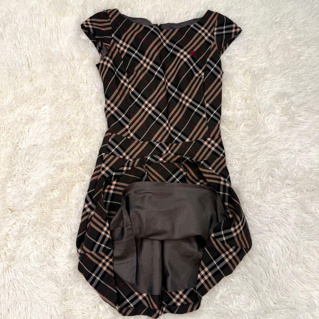 RT-146655  バーバリーブルーレーベル ノバチェック ワンピース