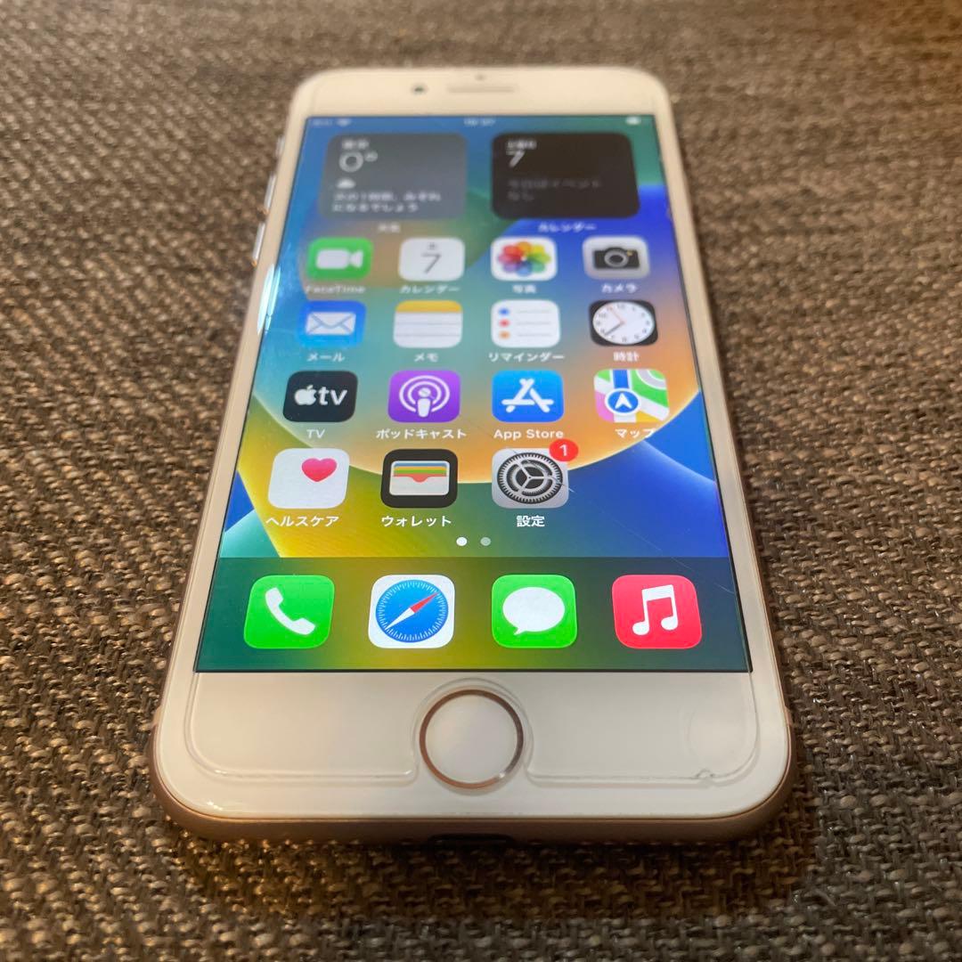 美品 Apple iPhone 8 ゴールド 64GB au KDDI