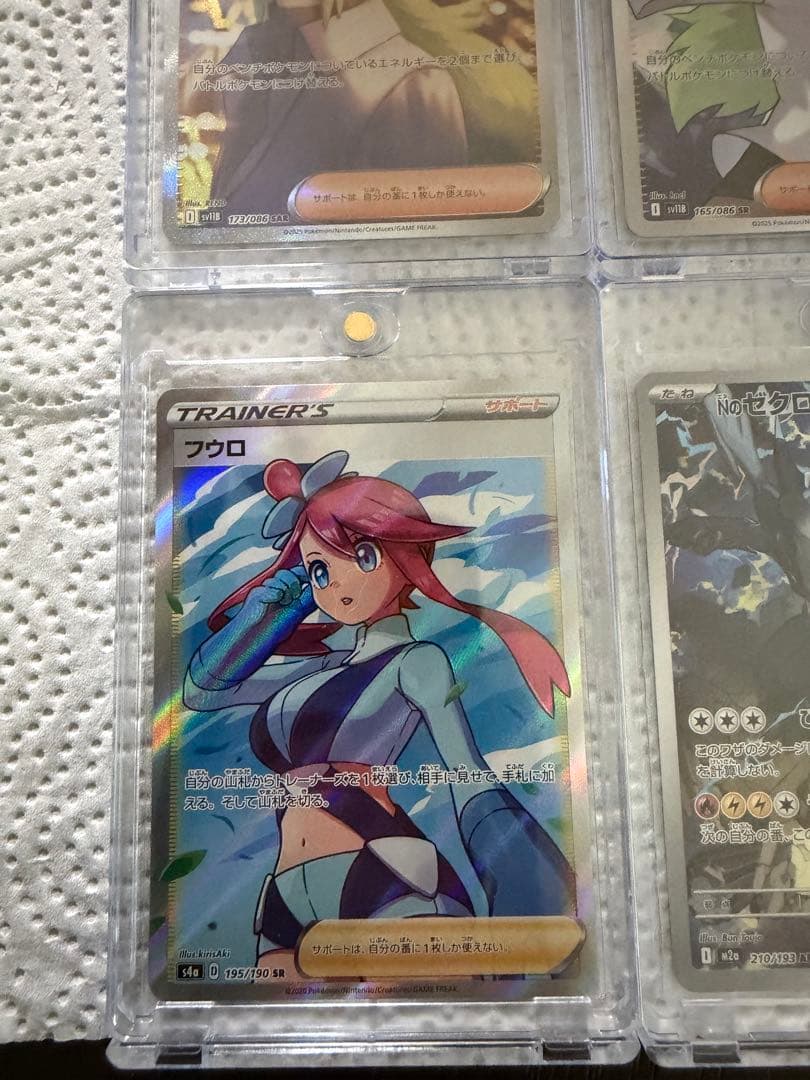 ポケモンカード　Nの筋書きSAR Nの筋書き　フウロ SR Nのゼクロム　AR