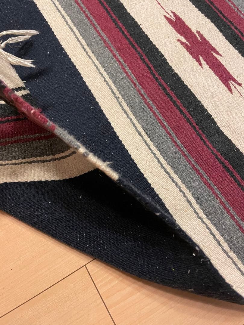 ヴィンテージ　ラグ　ナバホ柄