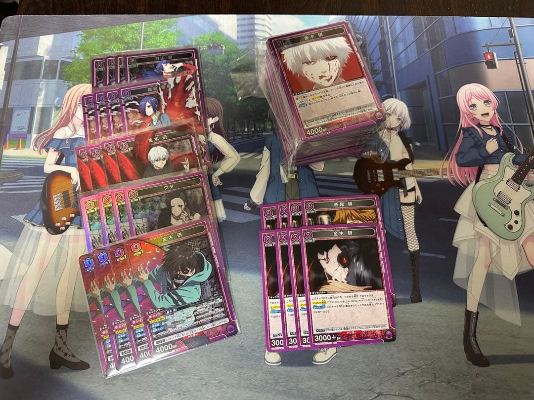 ユニオンアリーナ 東京喰種 紫 SR・R・U・C 各 4枚セット　4コン