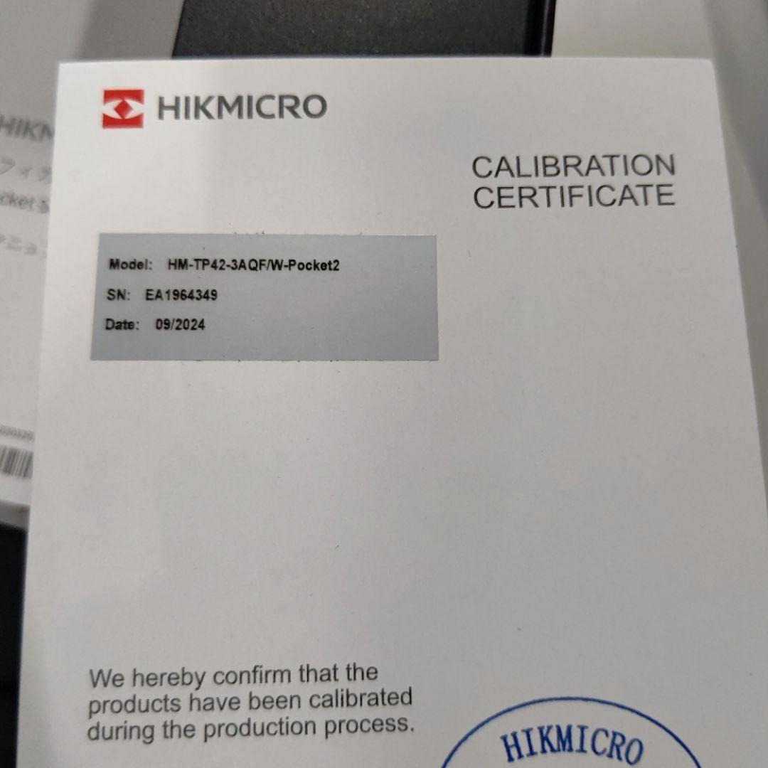 Q2963　HIKMICRO Pocket2 サーモグラフィーカメラ