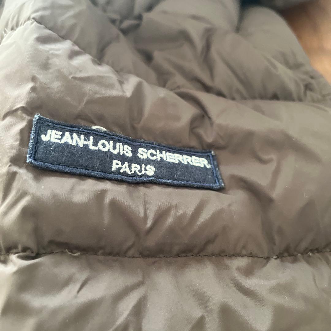 JEAN-LOUIS SCHERRER ブラウン ダウンロングコート