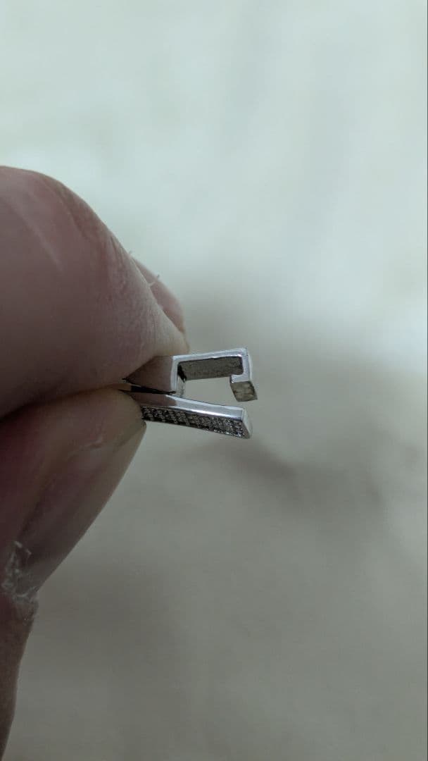 アヴァランチ　シルバー925　ジルコニア付きテニスブレスレット　20cm