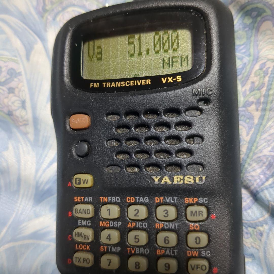 YAESU VX-5 マイク等セット 受信改造