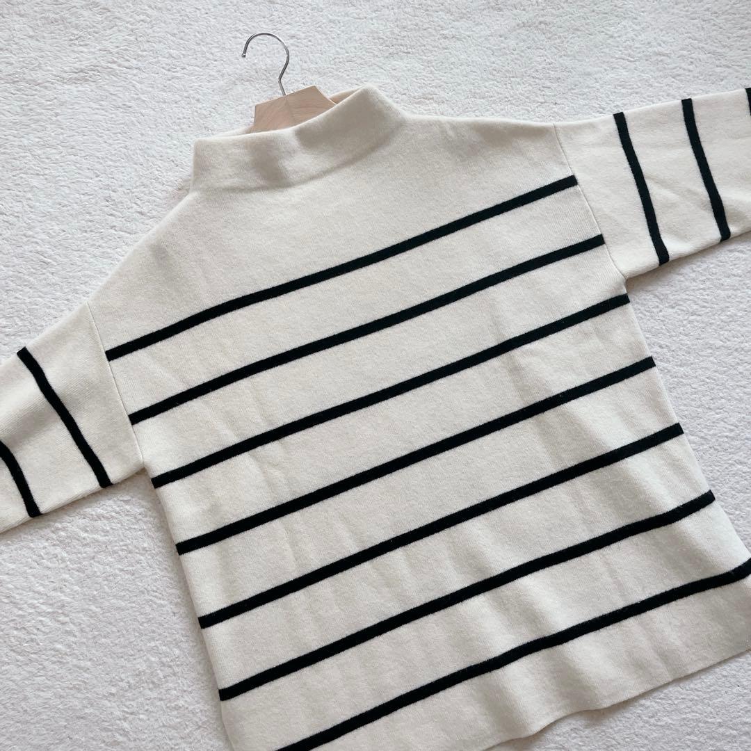 ビアズリー スムースボトルネックニット ウール プルオーバー