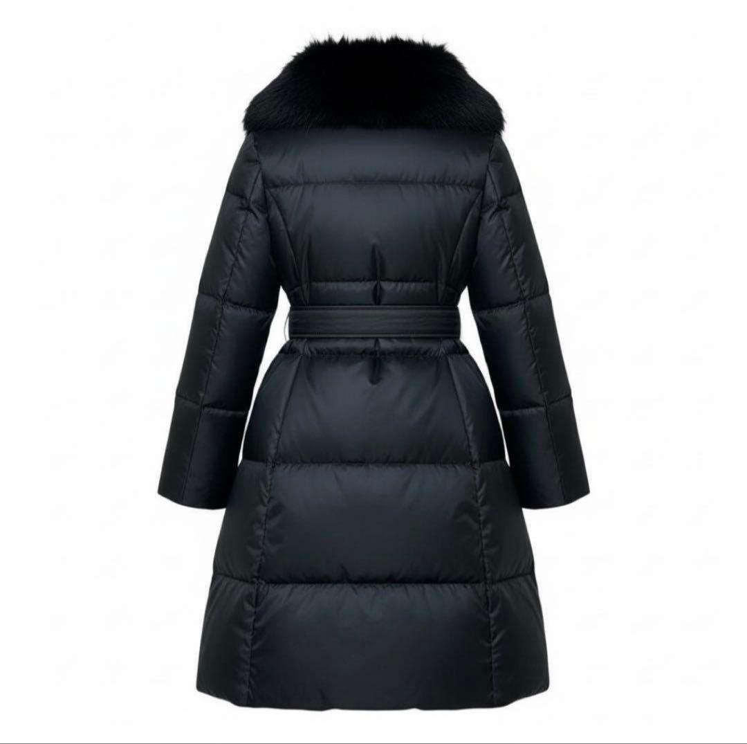 ラ*イ様 美品✨Pinky&Dianne✨ダウンコートブラック　フォックスファー