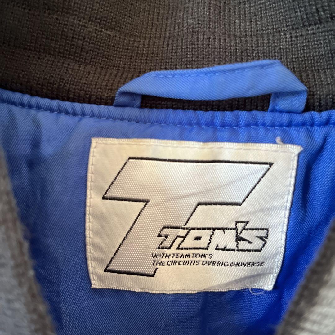 TOM'S TOYOTA ナイロンジャケット　XL相当　刺繍　レーシングab