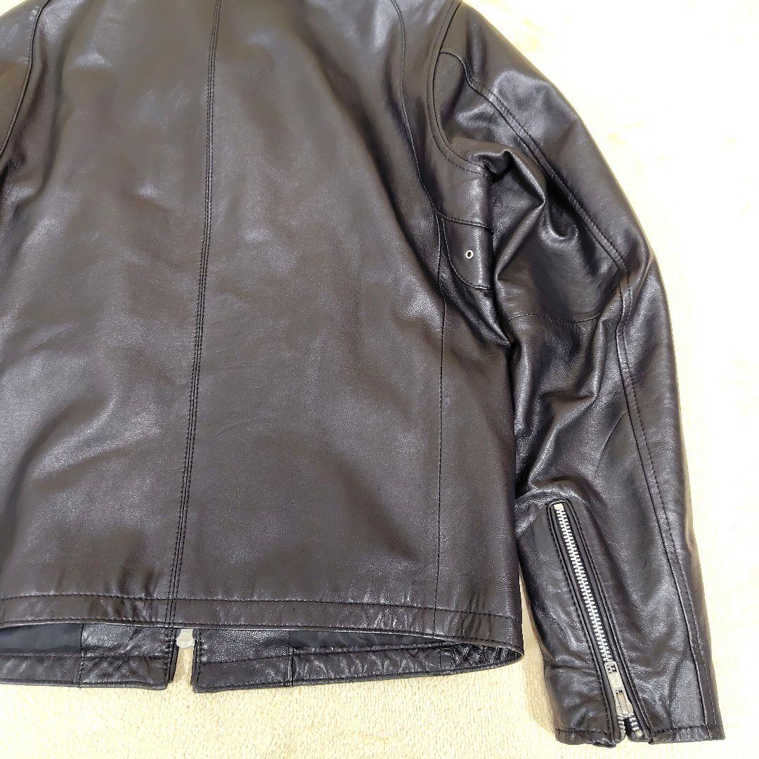 ユナイテッドアローズ シープスキン シングルライダース レザージャケット