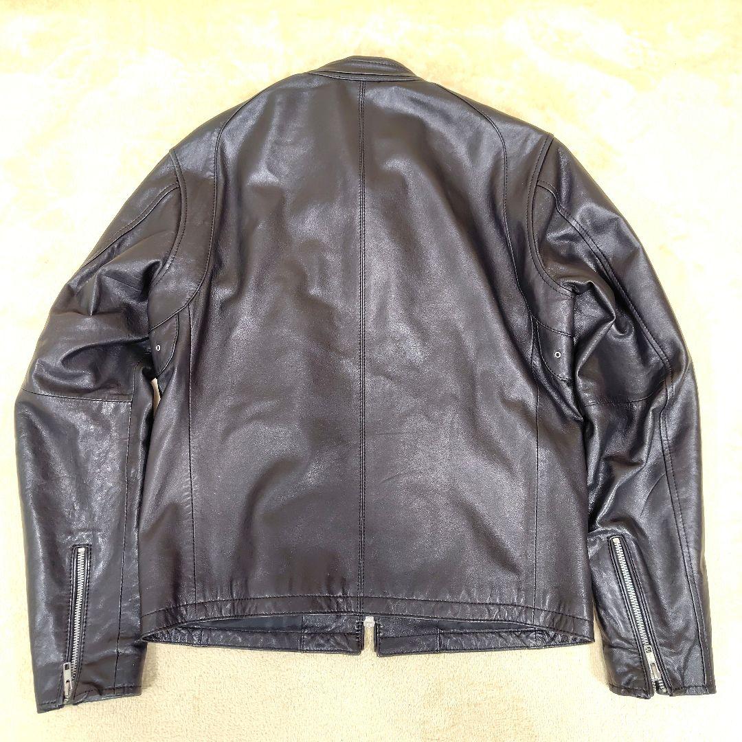 ユナイテッドアローズ シープスキン シングルライダース レザージャケット