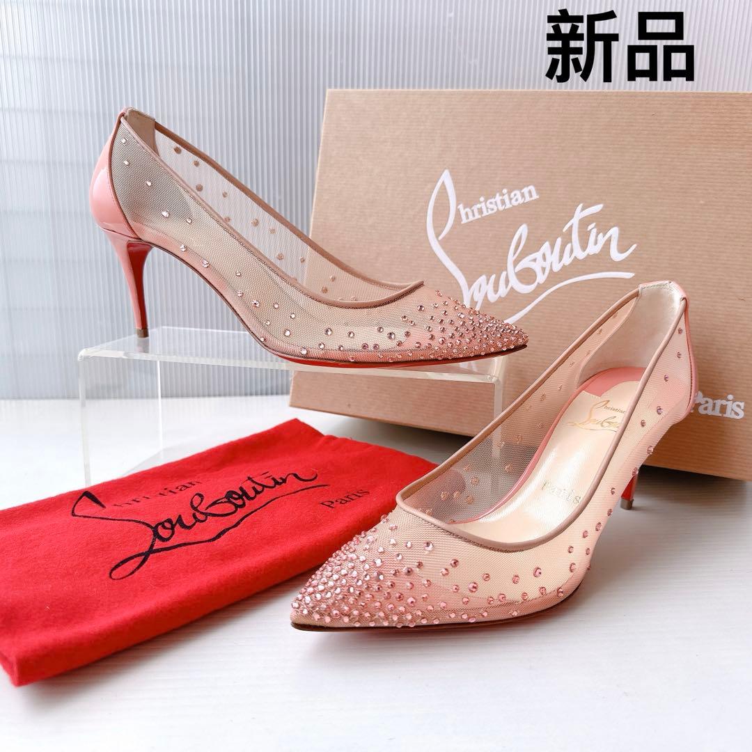 ルブタン　STRASS 豪華　スワロ　ラインストーン　ハイヒール　パンプス　新品