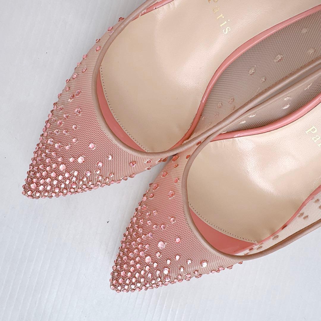 ルブタン　STRASS 豪華　スワロ　ラインストーン　ハイヒール　パンプス　新品