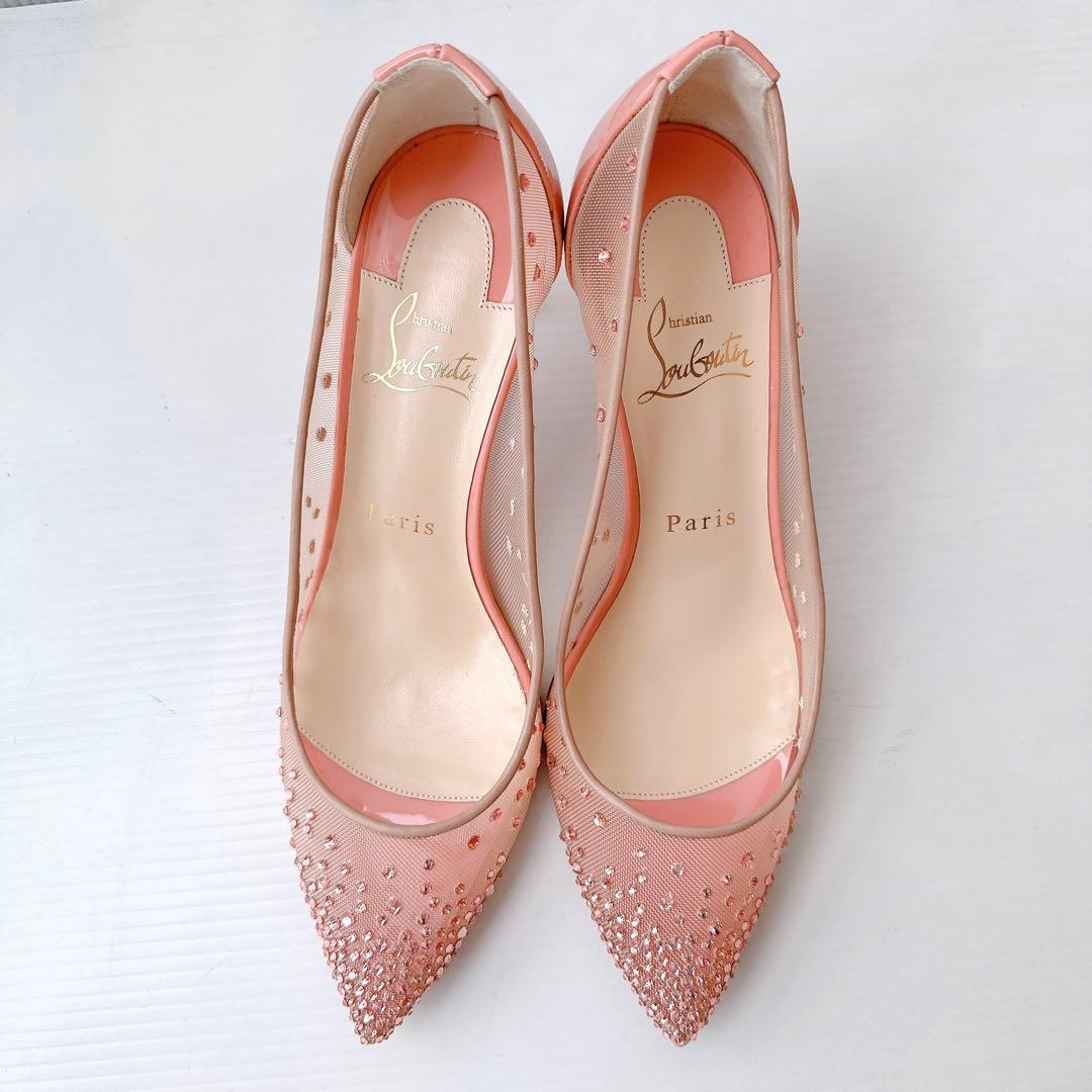 ルブタン　STRASS 豪華　スワロ　ラインストーン　ハイヒール　パンプス　新品