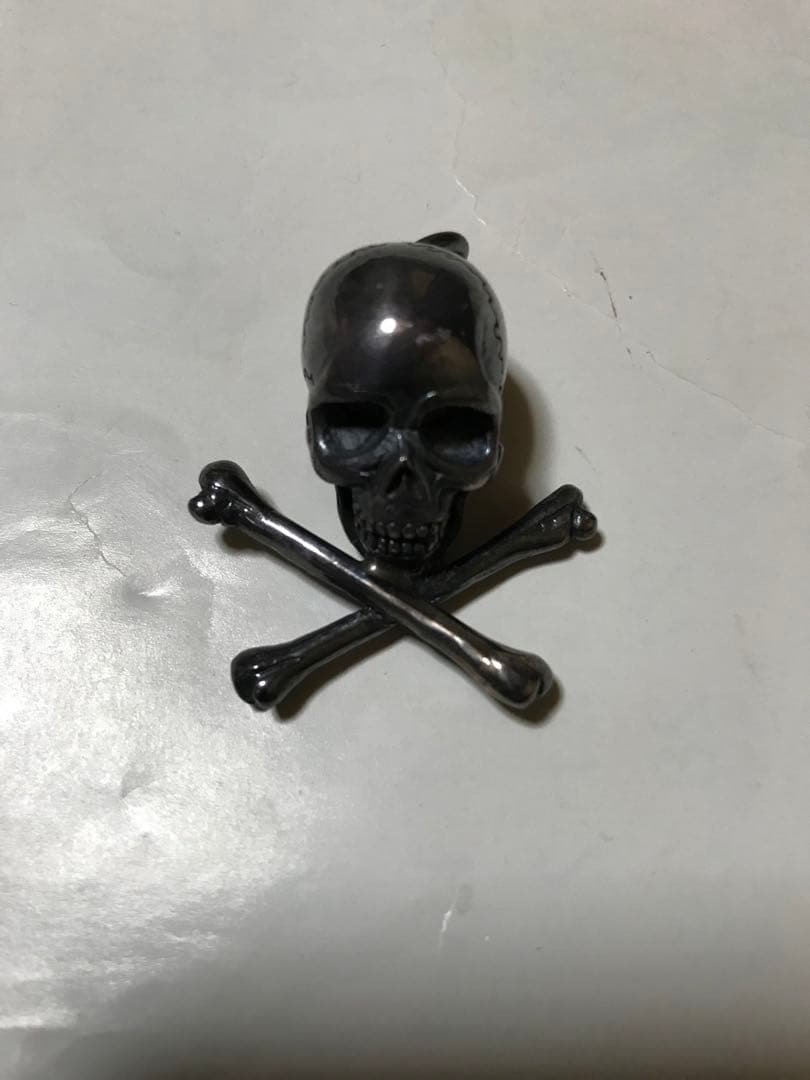 スカル ペンダントトップ シルバー製 クリームソーダ ピンクドラゴン