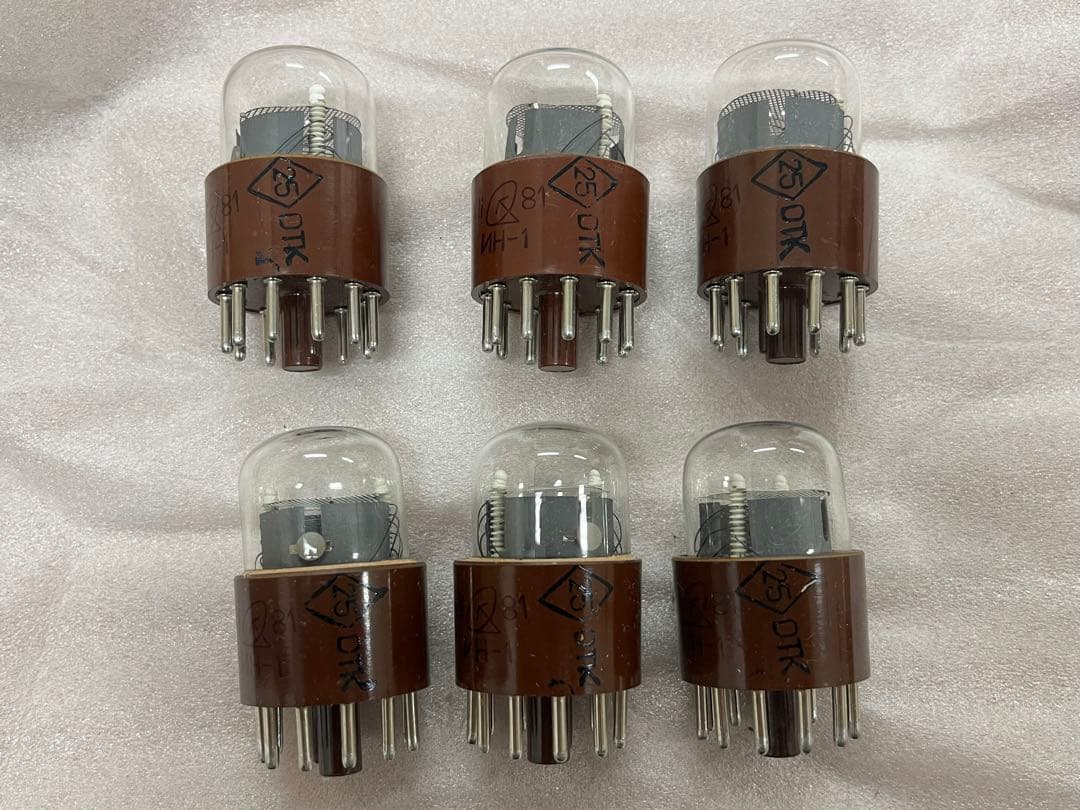 新品33本セット ソビエト製 ニキシー管 IN-1