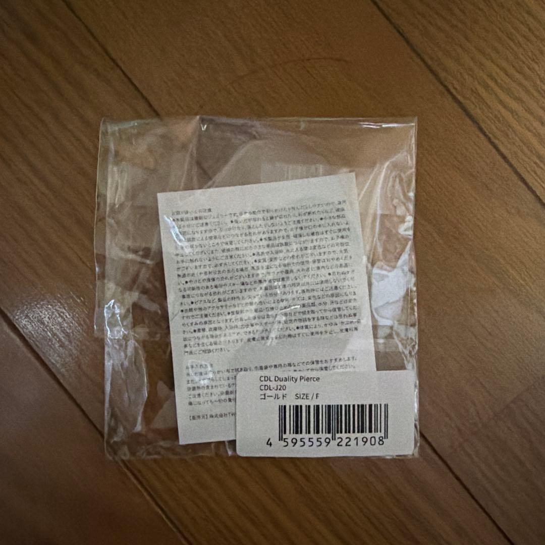 CDL TOKYO ピアス CDL Duality Pierce gold