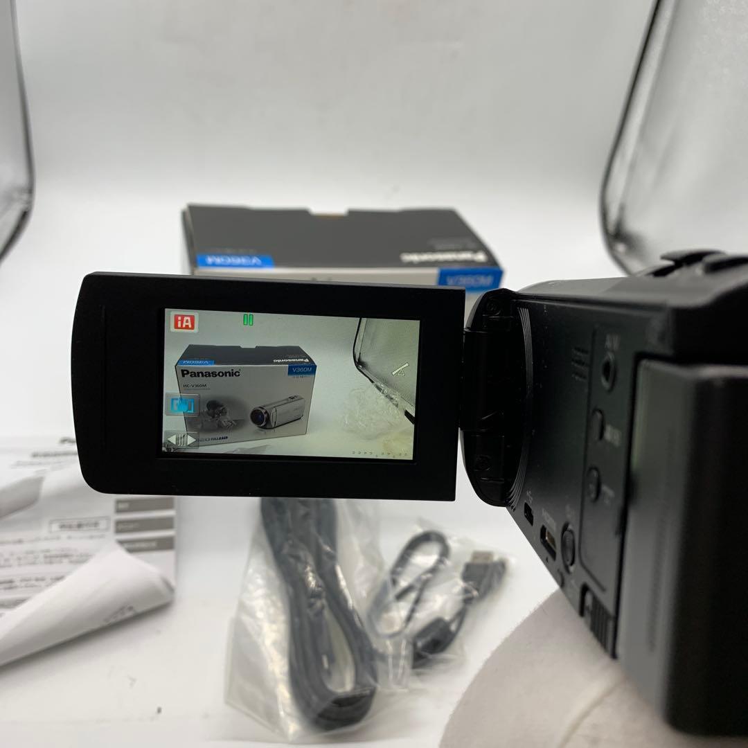 パナソニック ビデオカメラ HC-V360M 高倍率90倍ズーム 動作確認済