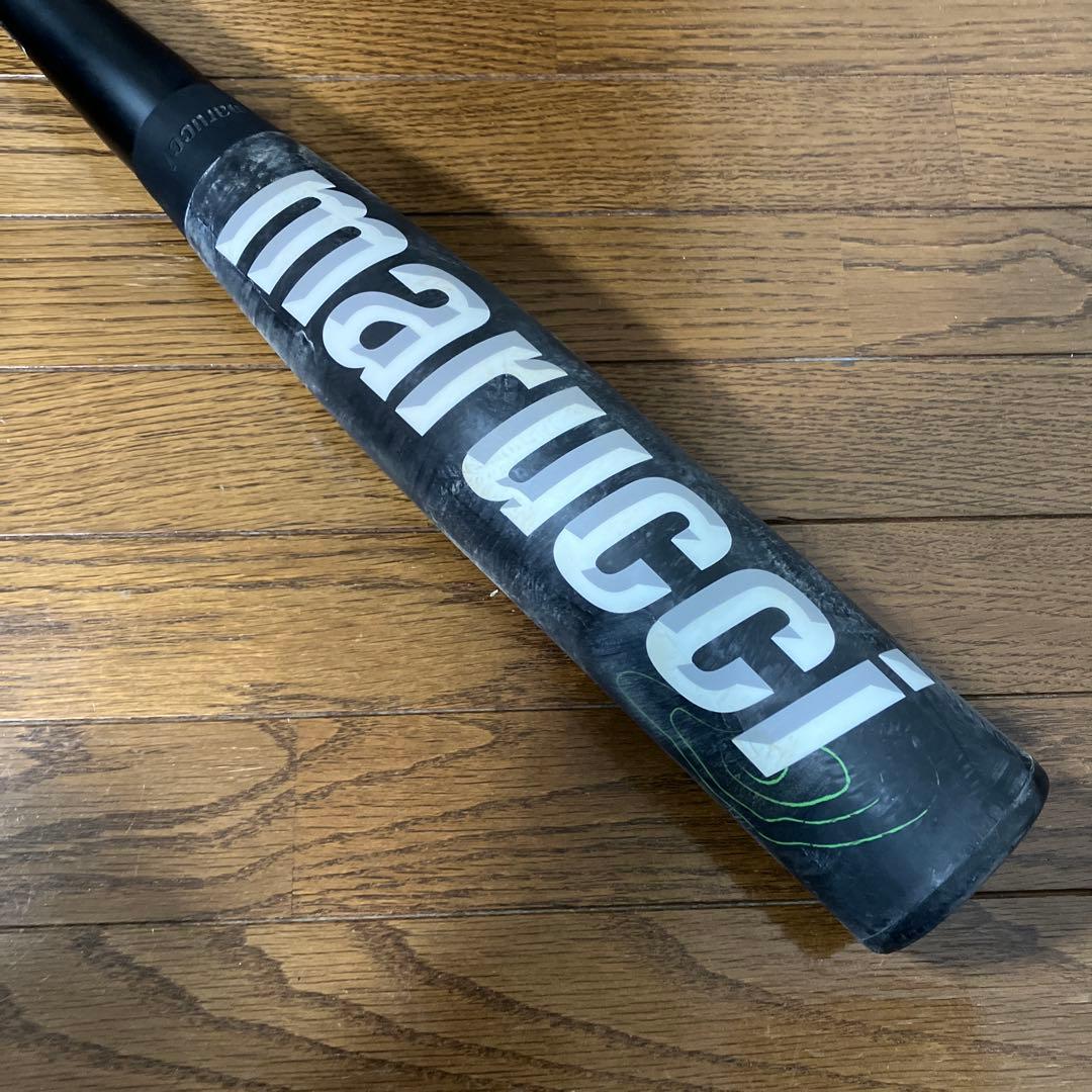 Marucci 軟式バット　緑ワニクラッシャー　美品　専用ケース付き
