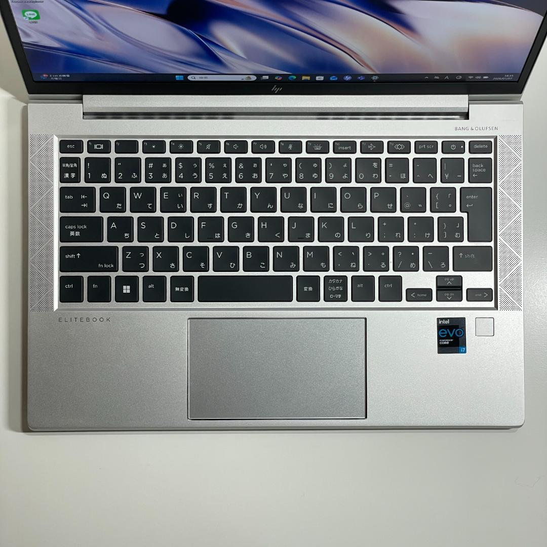 ★美品★第11世代i7 HP EliteBook ノートPC win11 SSD
