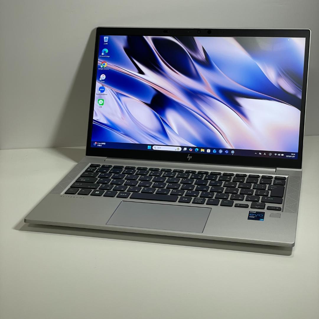 ★美品★第11世代i7 HP EliteBook ノートPC win11 SSD