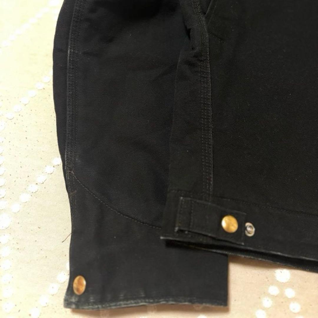 【レア】 Carhartt デトロイトジャケット 刺繍 ブラック 42 J01