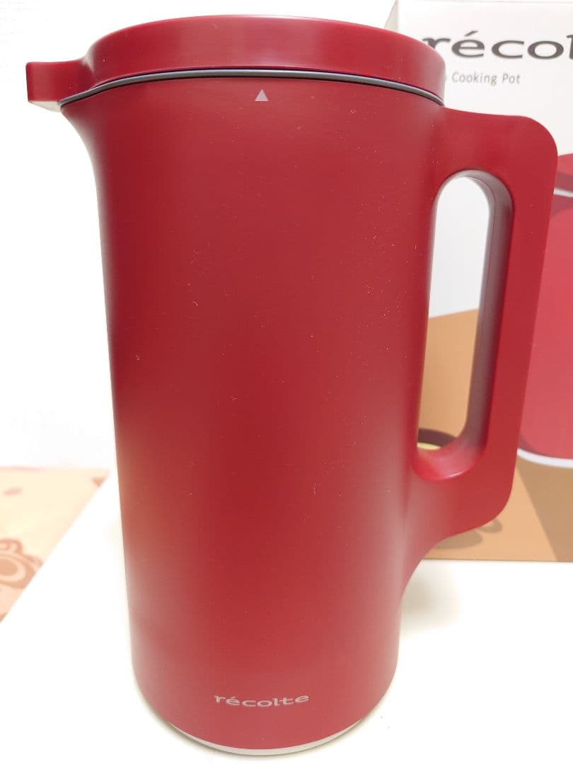récolte レコルト　オートクッキングポット レッド 　RSY-2 未使用