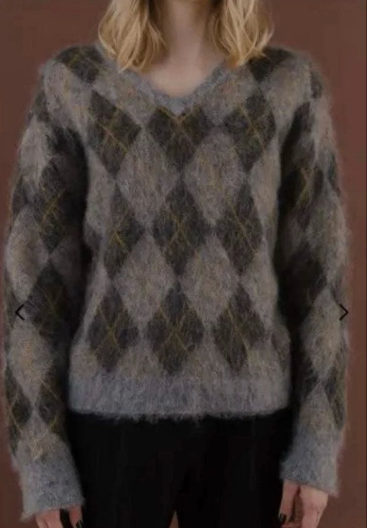 トップス The toe Sendlinger Argyle Knit