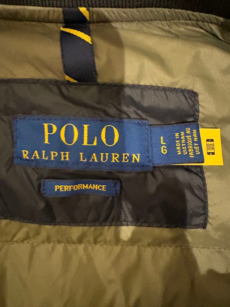 【超美品】Polo キルティングボンバージャケット ブラック