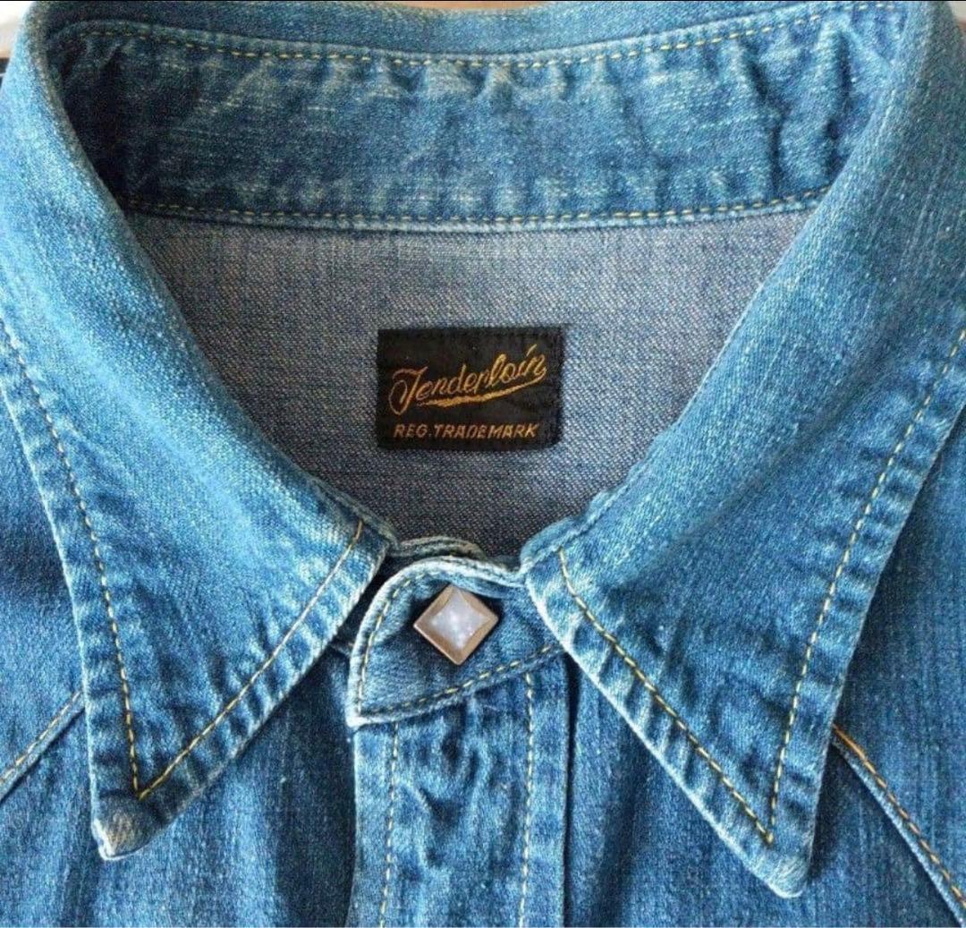 キムタク　テンダーロイン ウエスタンシャツデニムシャツ　本店限定