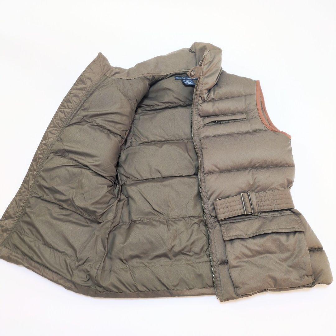 美品　Ralph Lauren ラルフローレン　ダウンベスト　9　ロゴベルト
