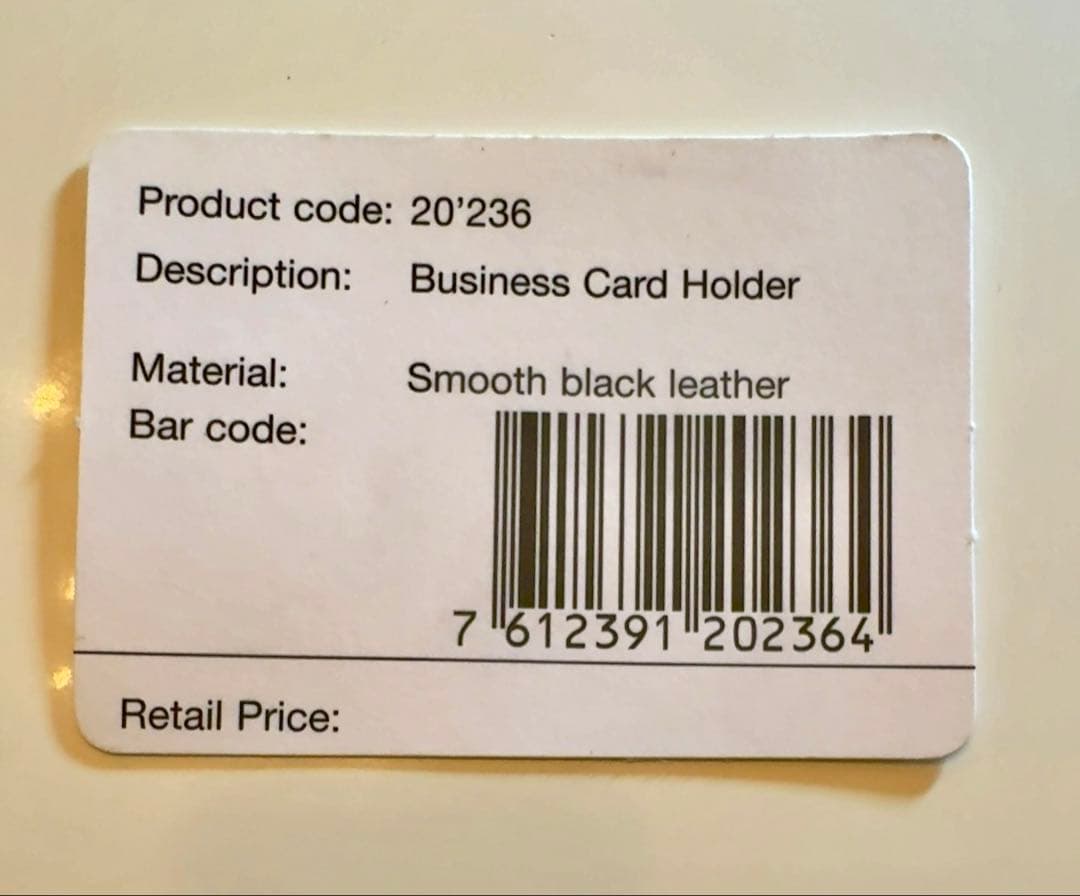 ブルガリBVLGARI ⭐️ブラックレザー 名刺入れ