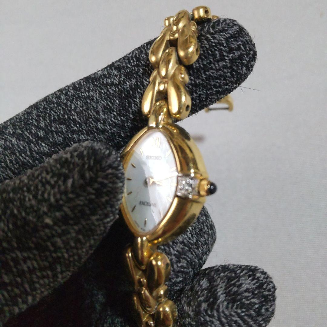 SEIKO ENCLINE チェーンゴールド時計