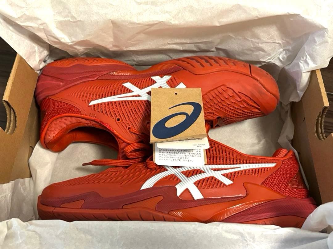 【極美品】COURT FF3 NOVAK （AC）Rust/White 26cm