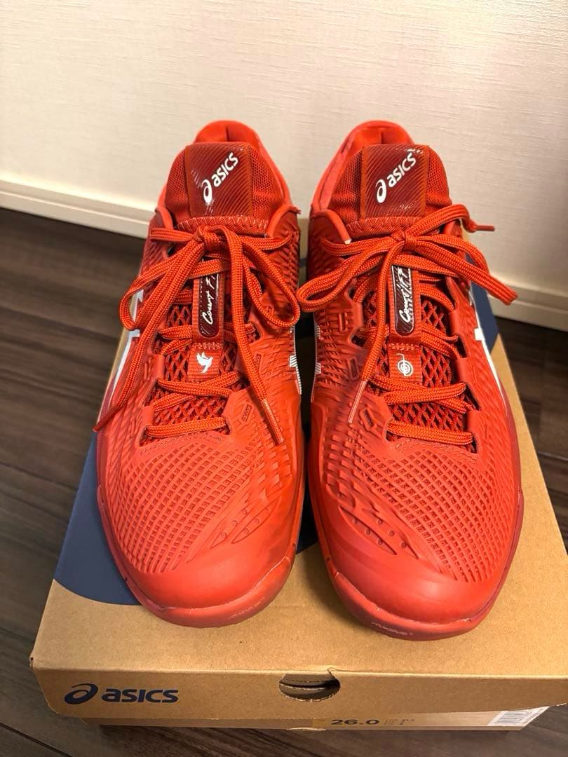 【極美品】COURT FF3 NOVAK （AC）Rust/White 26cm