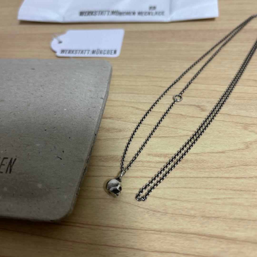 WERKSTATTMUNCHEN ワークスタットミュンヘン ミニスカルネックレス