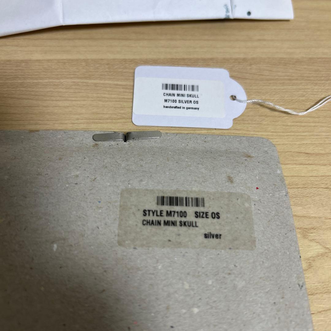 WERKSTATTMUNCHEN ワークスタットミュンヘン ミニスカルネックレス