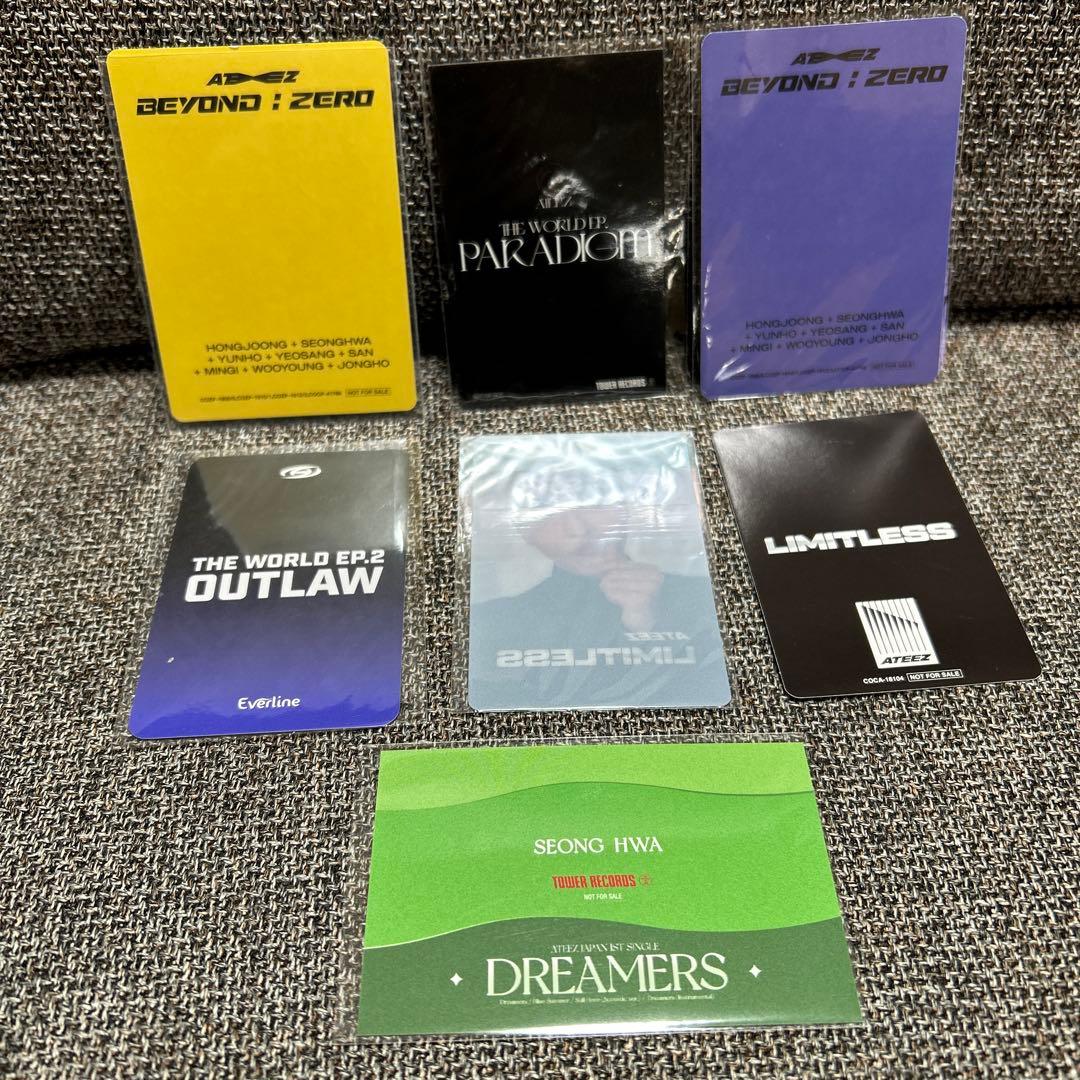 ATEEZ CD トレカ まとめ売り ソンファ SEONGHWA まとめセット