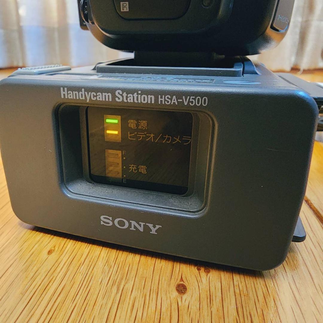 【動作確認済】SONY Hi8 高画質 8ミリ ビデオカメラ ステーションセット
