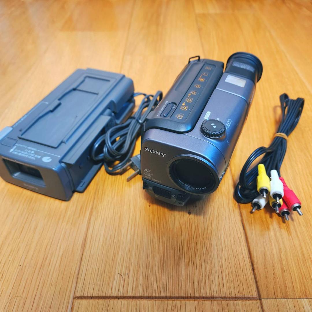 【動作確認済】SONY Hi8 高画質 8ミリ ビデオカメラ ステーションセット