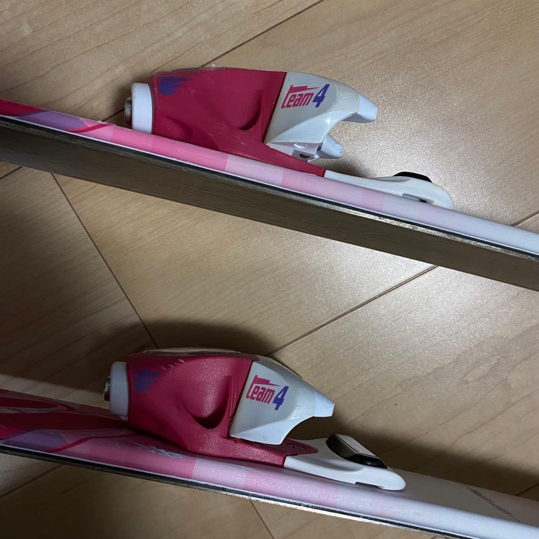 カザマ　キッズスキーセット　板107㎝　ストック 90㎝　ブーツ 19㎝　20㎝