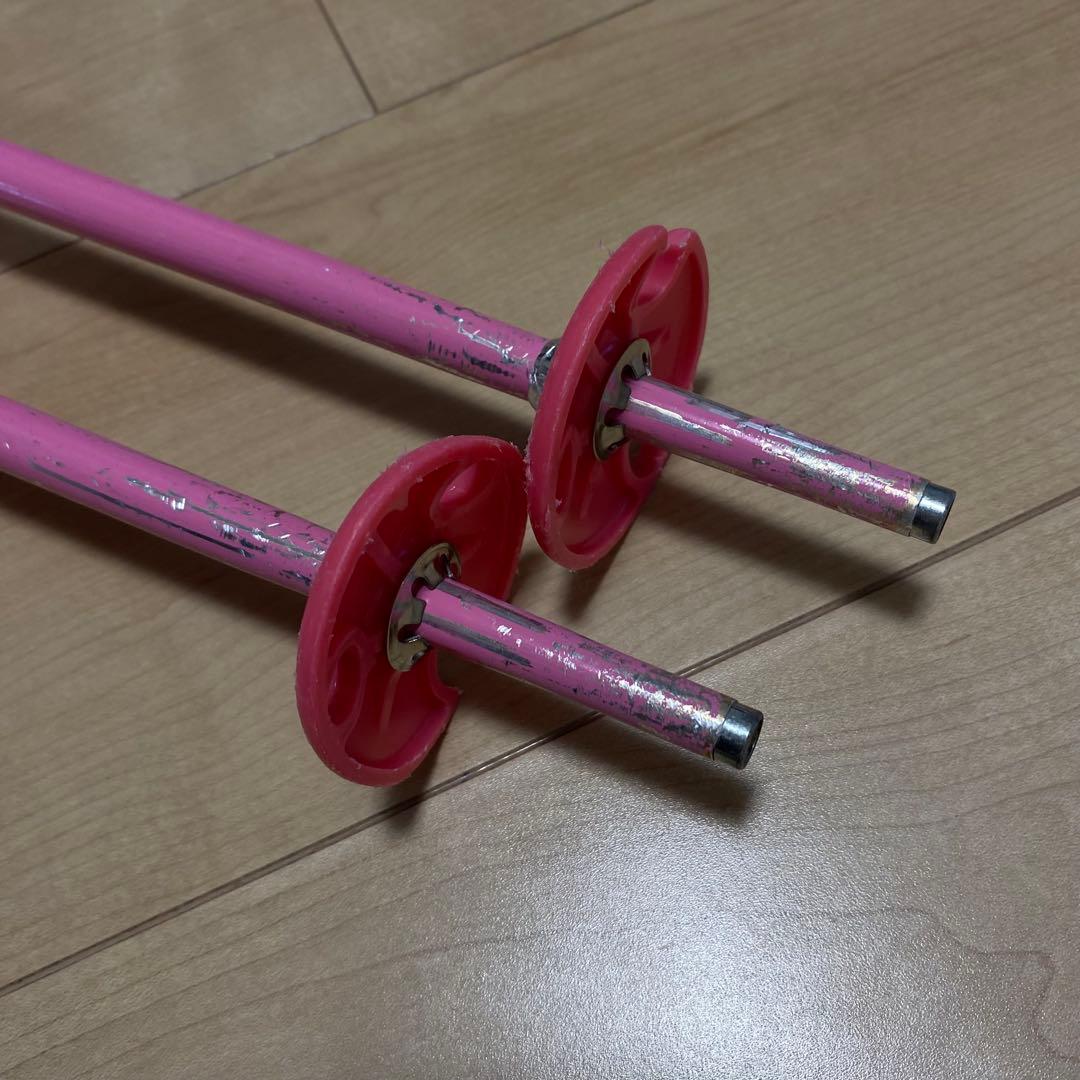 カザマ　キッズスキーセット　板107㎝　ストック 90㎝　ブーツ 19㎝　20㎝