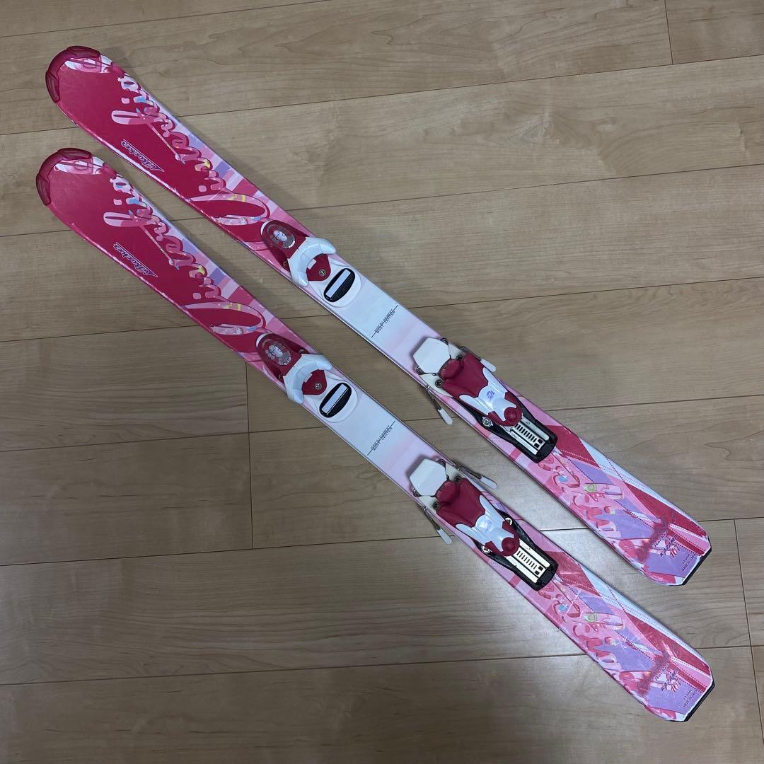 カザマ　キッズスキーセット　板107㎝　ストック 90㎝　ブーツ 19㎝　20㎝