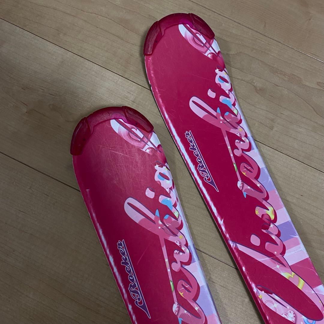 カザマ　キッズスキーセット　板107㎝　ストック 90㎝　ブーツ 19㎝　20㎝