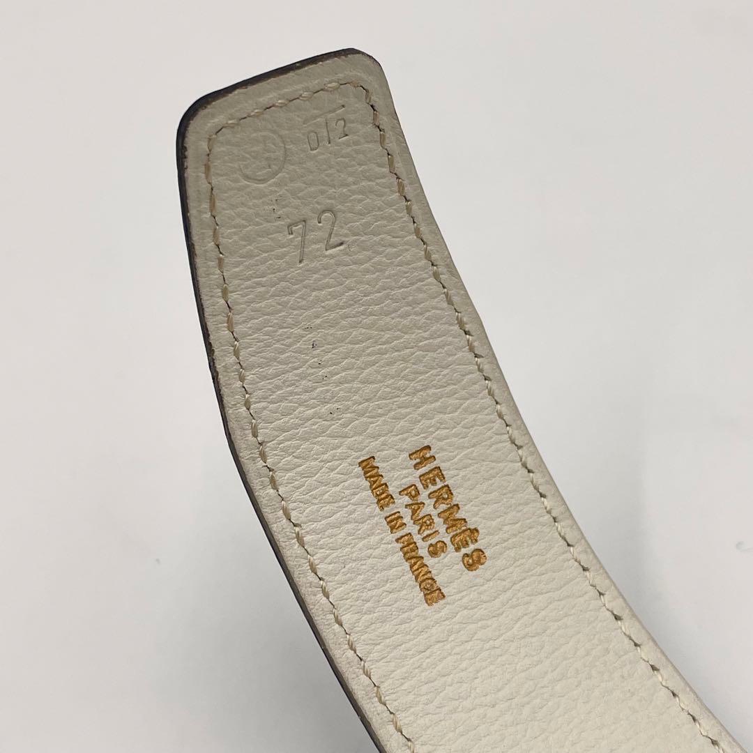 エルメスHERMES コンスタンス レザーベルトH字型バックル サイズ72箱付き