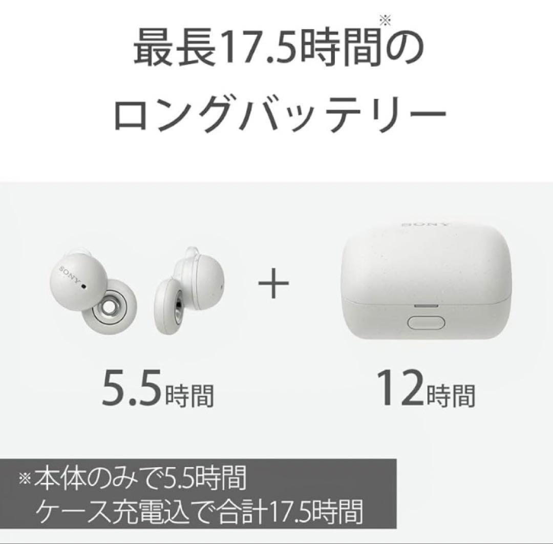 SONY LinkBuds 完全ワイヤレスイヤホン 耳を塞がないスタイル 未開封