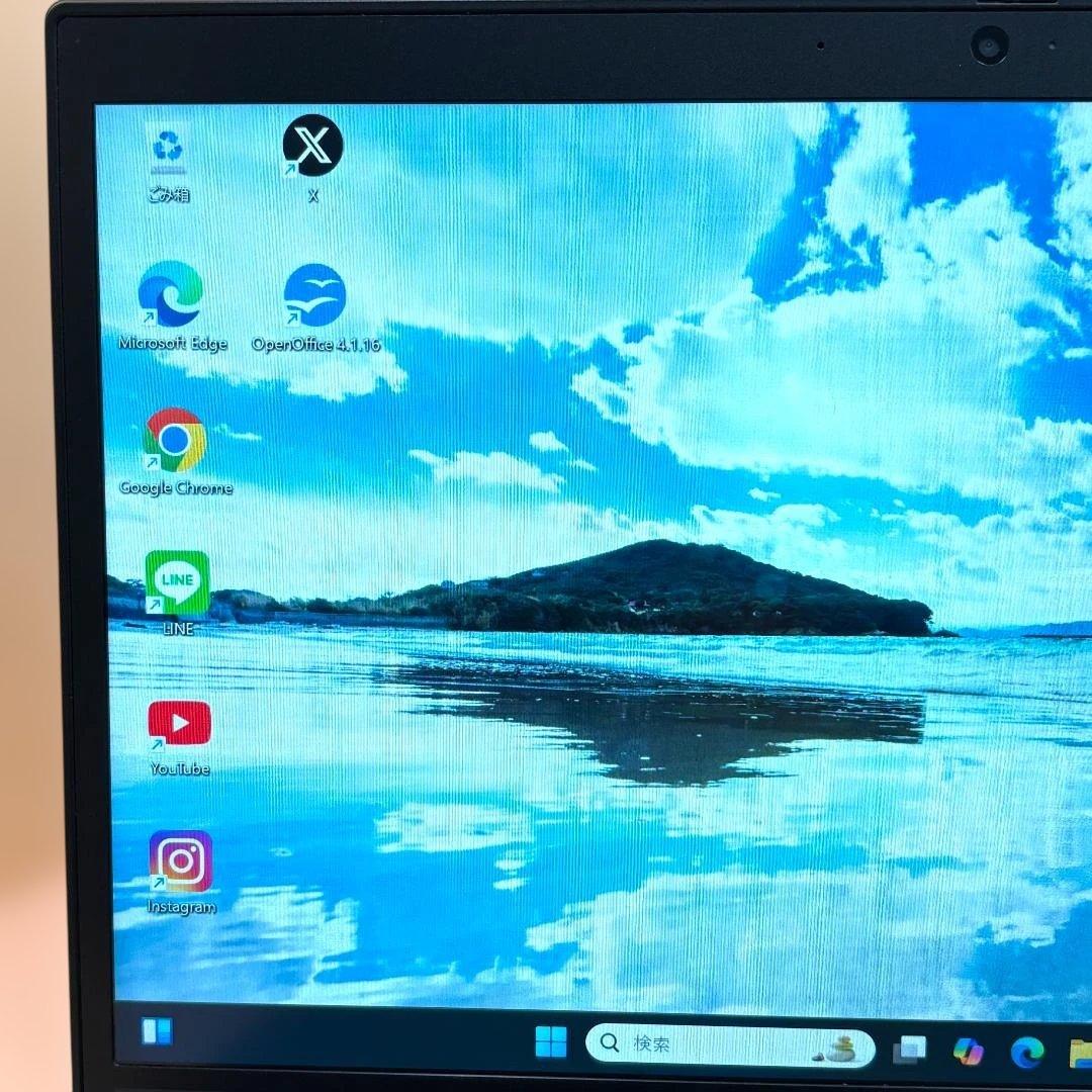 美品 Lenovo ThinkPad i5第8世代 8GB SSD256GB