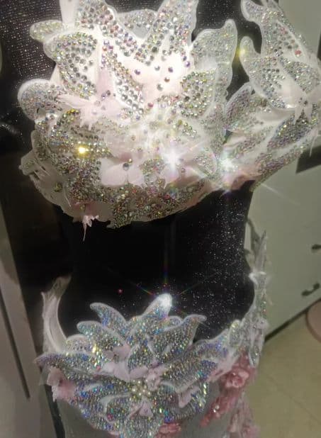 お得 美品一点物 ベリーダンス衣装 ブラスカートセット M コスチューム